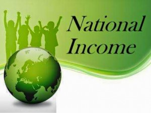 Perhitungan pendapatan nasional dihitung dengan cara menjumlah seluruh nilai tambah barang/jasa menggunakan pendekatan