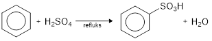 sulfonasi sifat benzena